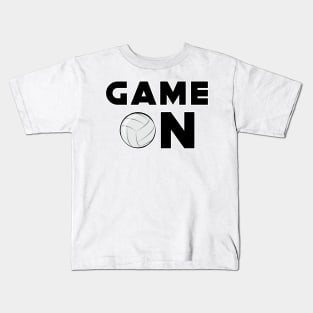 Game On - Funny Volleyball Design Kids T-Shirt